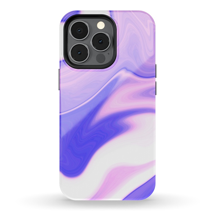iPhone 13 pro StrongFit Pink, Purple and White by Ashley Camille