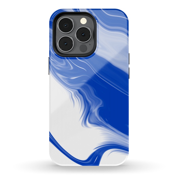 iPhone 13 pro StrongFit Blue Waves by Ashley Camille