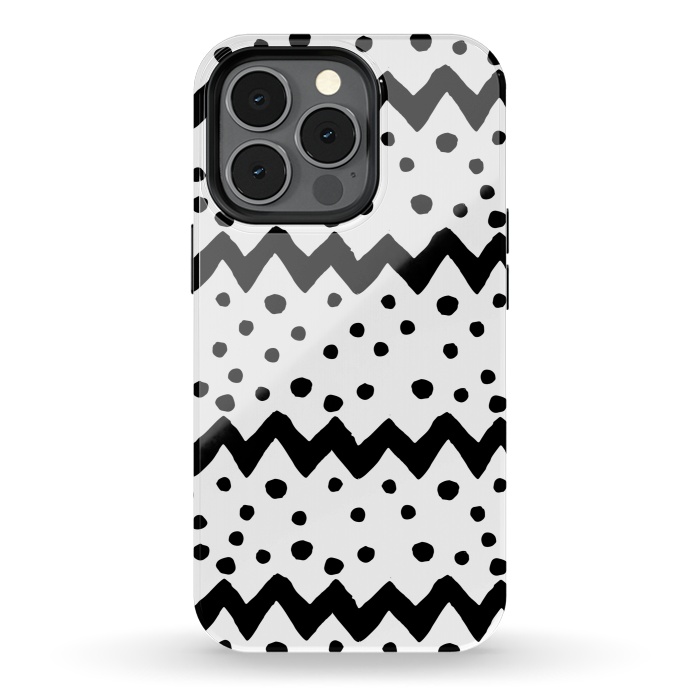 iPhone 13 pro StrongFit Nordic pattern by Laura Nagel