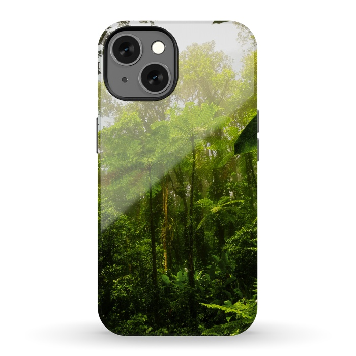 iPhone 13 StrongFit Rainforest Misty Green Soul  by BluedarkArt