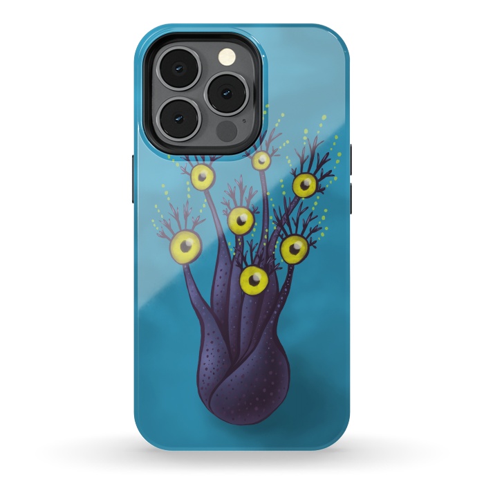 iPhone 13 pro StrongFit Tree Monster With Yellow Eyes | Digital Art by Boriana Giormova