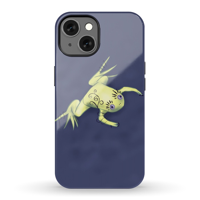 iPhone 13 StrongFit Weird Frog With Funny Eyelashes Digital Art by Boriana Giormova