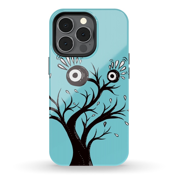 iPhone 13 pro StrongFit Tree Monster Weird Ink Drawing by Boriana Giormova