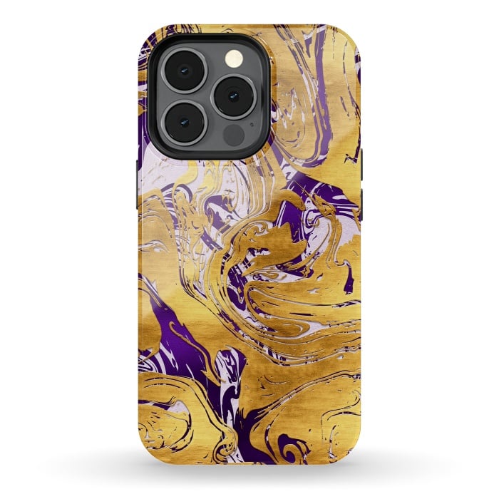 iPhone 13 pro StrongFit Abstract Marble Design by Art Design Works