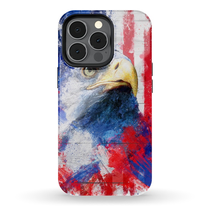 iPhone 13 pro StrongFit Artistic XLIII - American Pride by Art Design Works