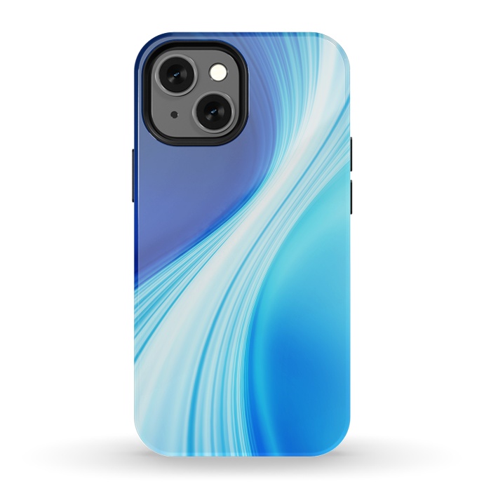 iPhone 13 mini StrongFit Abstract Blue Design by Art Design Works