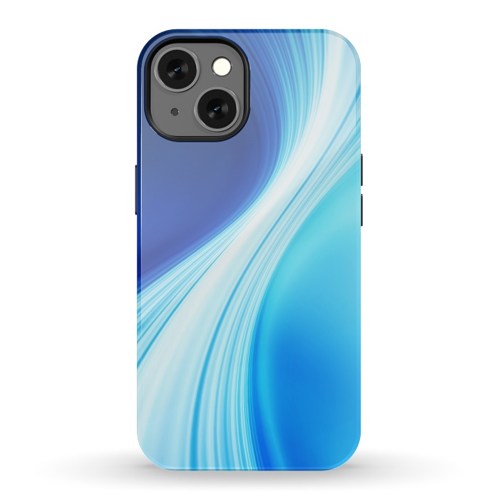 iPhone 13 StrongFit Abstract Blue Design by Art Design Works