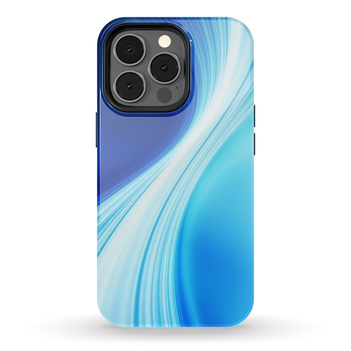 iPhone 13 pro StrongFit Abstract Blue Design by Art Design Works