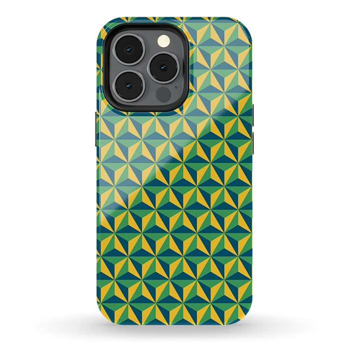 iPhone 13 pro StrongFit Geometric Pattern IV by Art Design Works