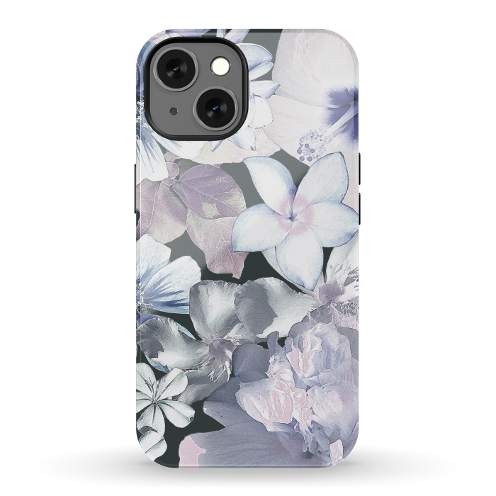 iPhone 13 StrongFit Dark flowers by Susanna Nousiainen