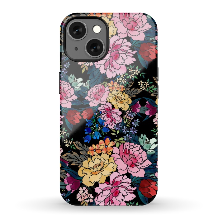 iPhone 13 StrongFit stylish winter flowers bouquets illustration  by InovArts