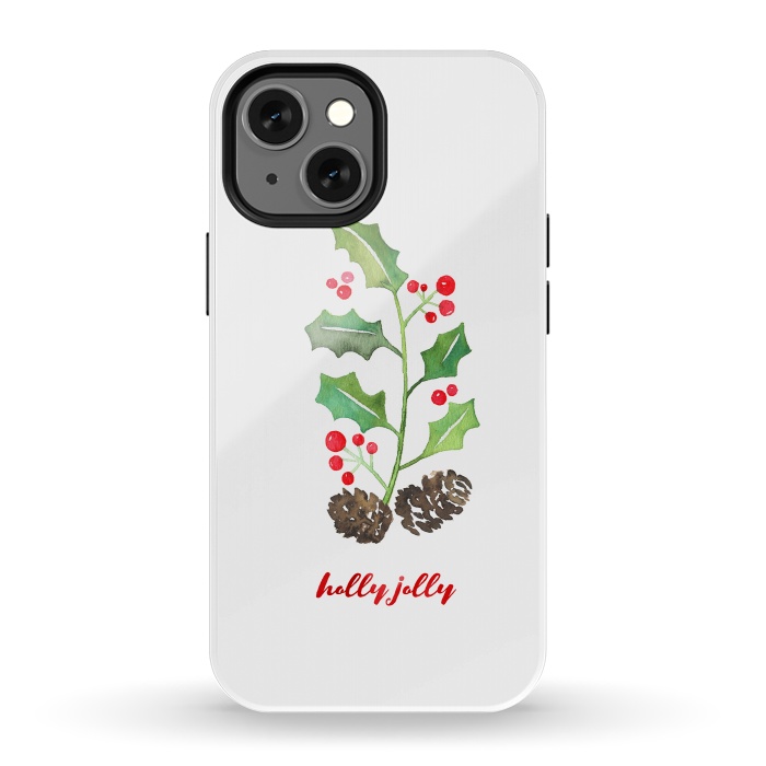 iPhone 13 mini StrongFit Holly Jolly by Noonday Design