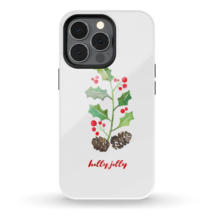 iPhone 13 pro StrongFit Holly Jolly by Noonday Design