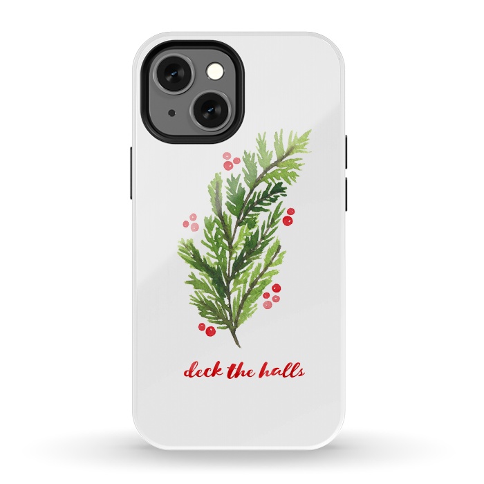 iPhone 13 mini StrongFit Deck the Halls by Noonday Design