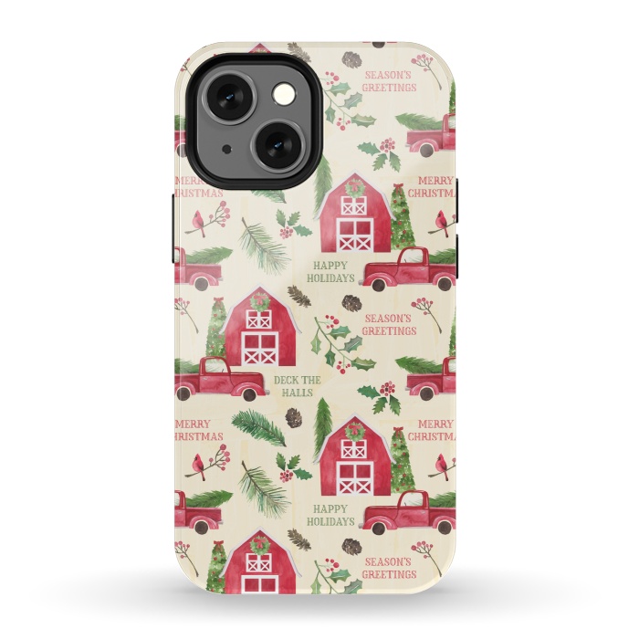 iPhone 13 mini StrongFit Home for the Holidays by Noonday Design