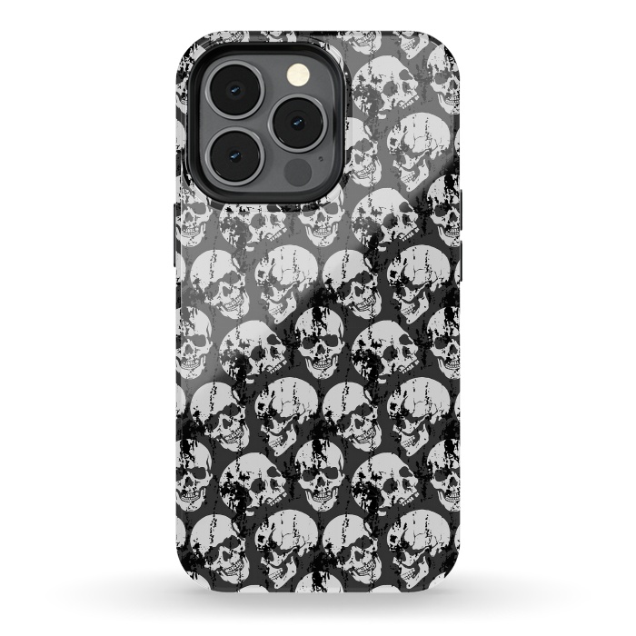 iPhone 13 pro StrongFit Skulls Pattern II by Art Design Works