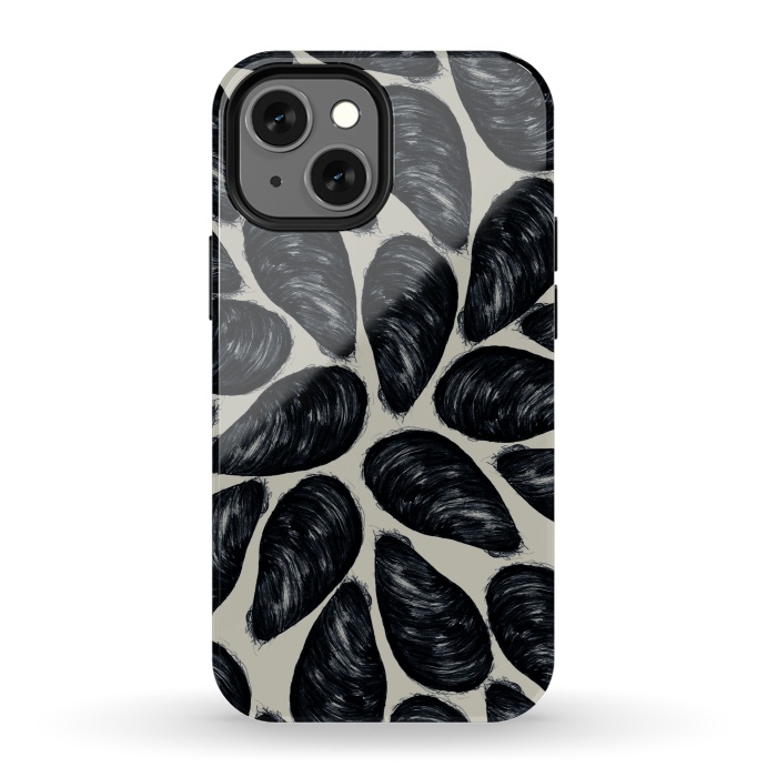 iPhone 13 mini StrongFit Mussels by Raisa Loren