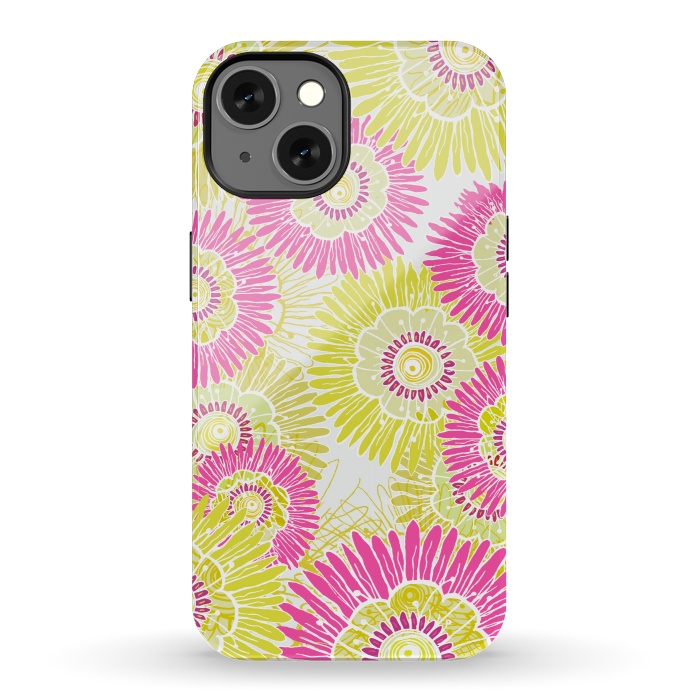 iPhone 13 StrongFit Flower Power  by Rose Halsey