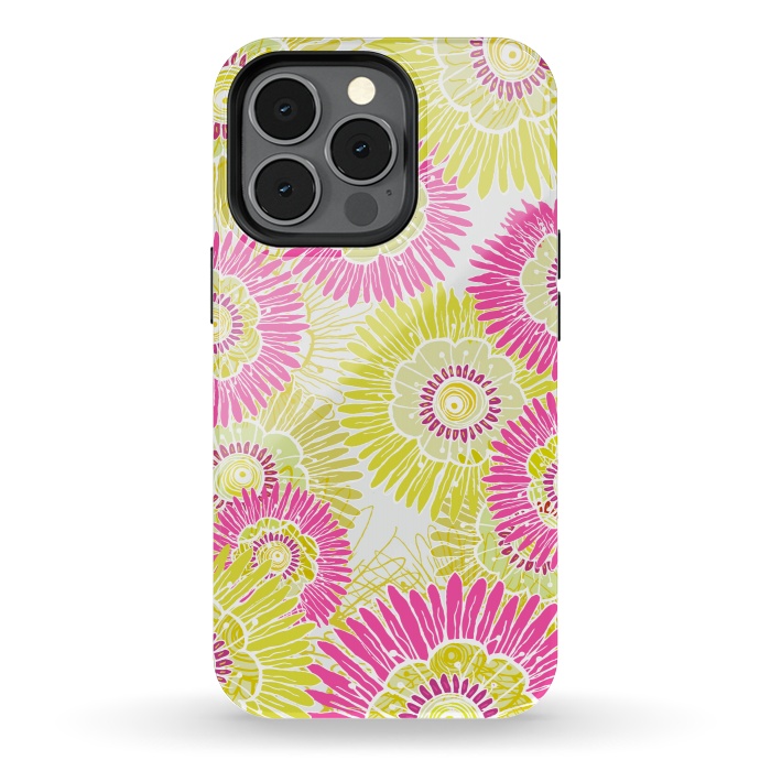 iPhone 13 pro StrongFit Flower Power  by Rose Halsey