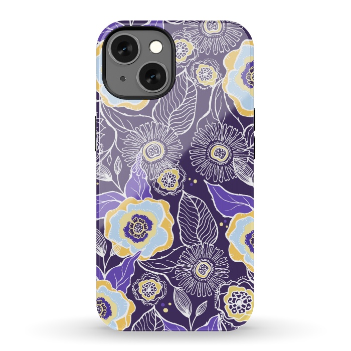 iPhone 13 StrongFit Floral Sunshine by Rose Halsey