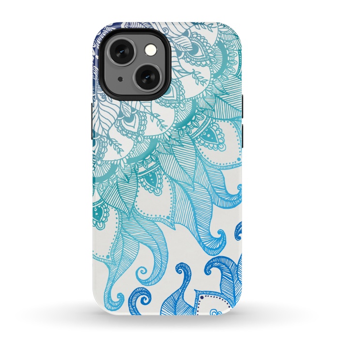 iPhone 13 mini StrongFit Mermaid Mandala by Rose Halsey