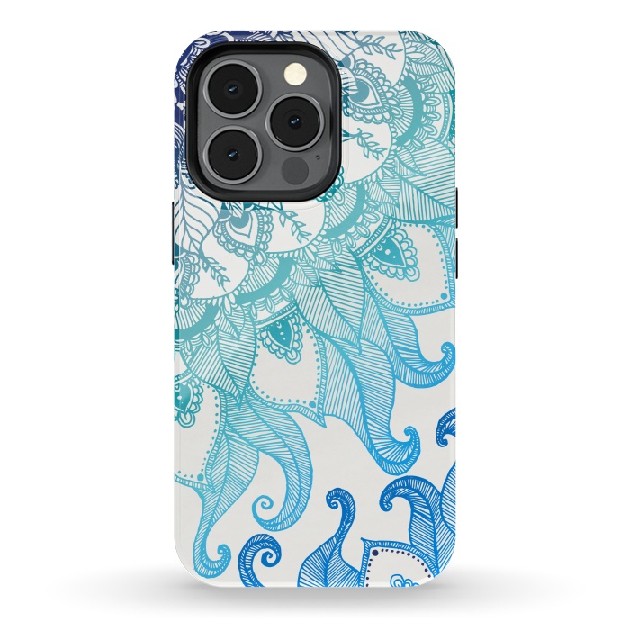 iPhone 13 pro StrongFit Mermaid Mandala by Rose Halsey