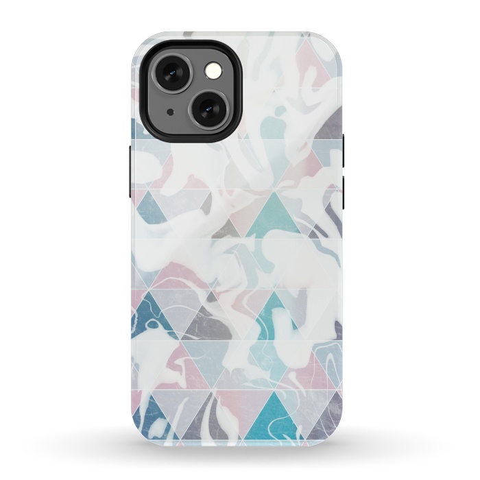 iPhone 13 mini StrongFit Geometric marble by Jms