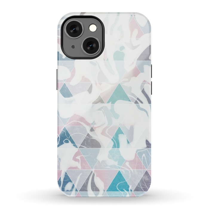 iPhone 13 StrongFit Geometric marble by Jms