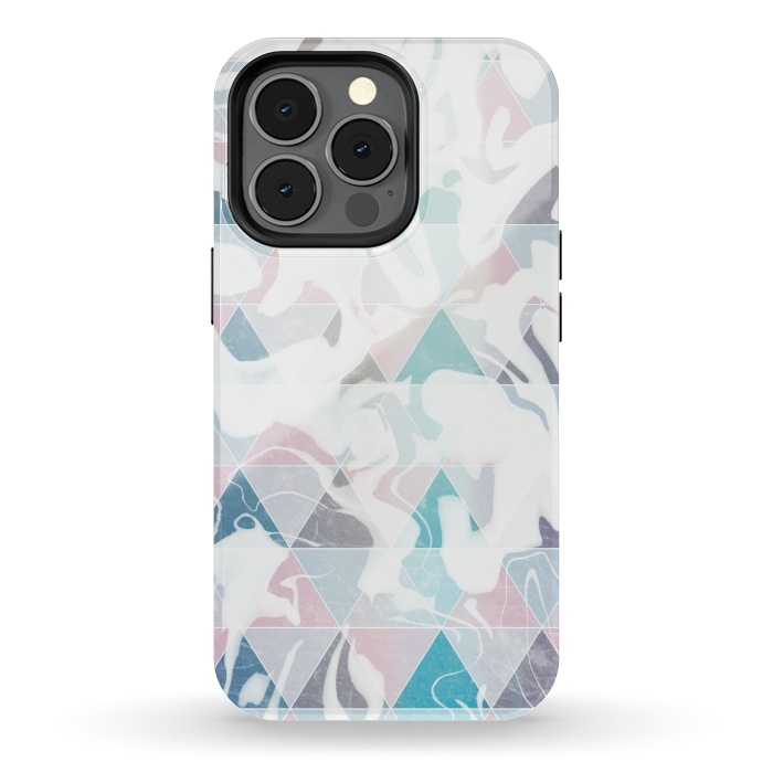 iPhone 13 pro StrongFit Geometric marble by Jms