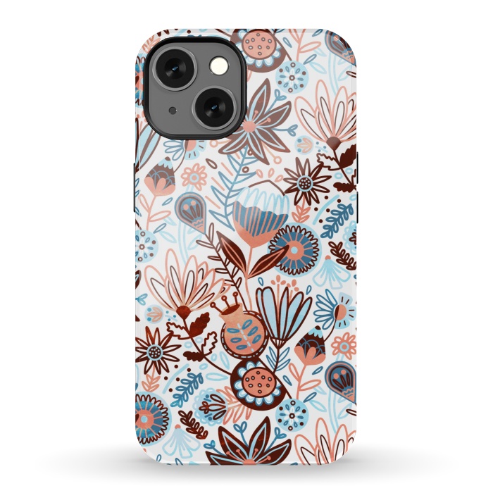 iPhone 13 StrongFit Winter Floral  by Tigatiga