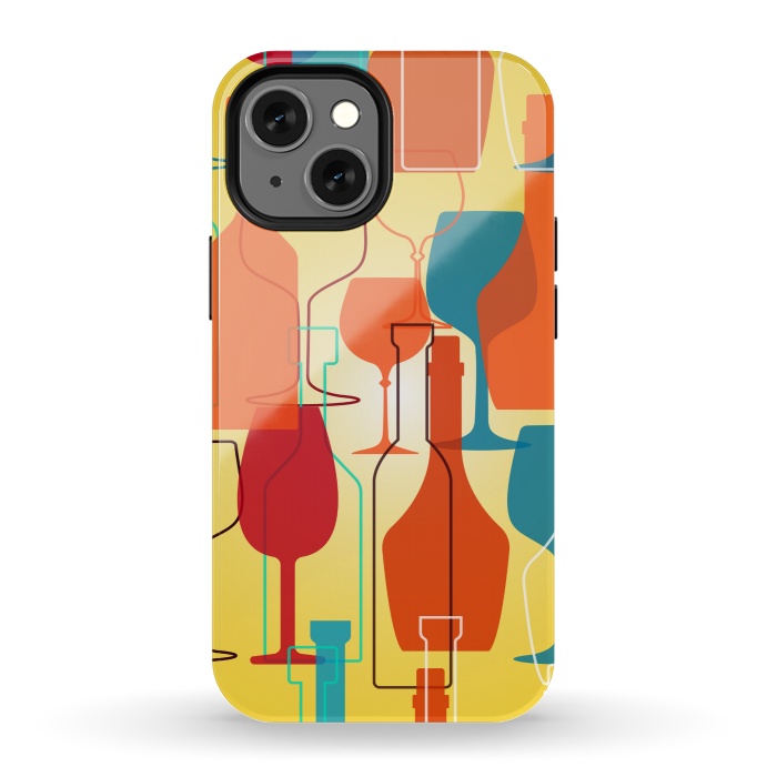 iPhone 13 mini StrongFit WINE AND DINE by MALLIKA