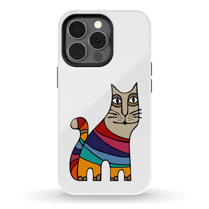 iPhone 13 pro StrongFit Magic Cat I by Majoih
