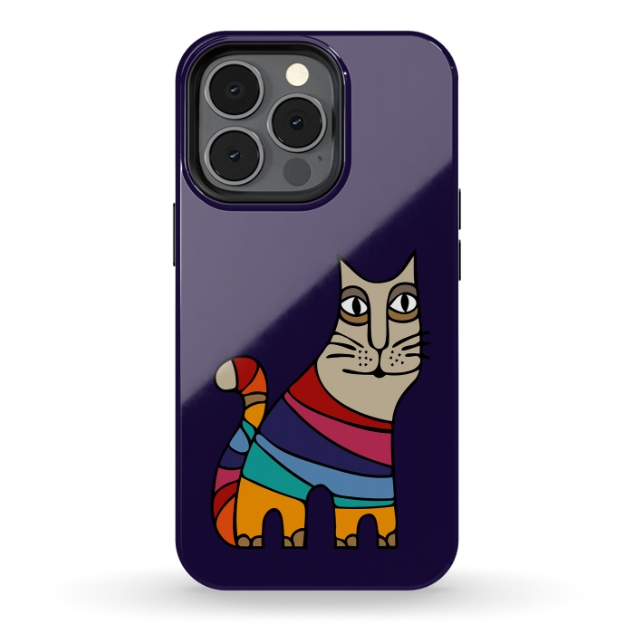 iPhone 13 pro StrongFit Magic Cat III by Majoih