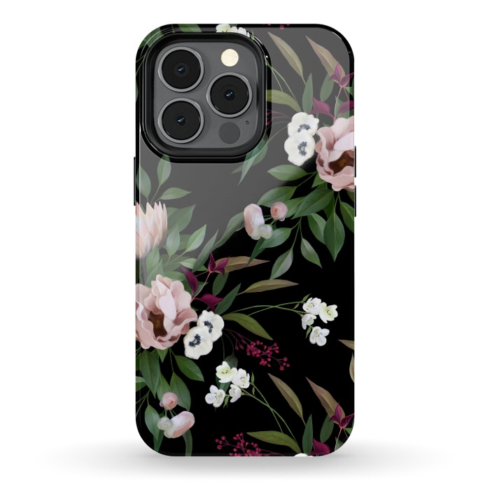 iPhone 13 pro StrongFit Bouquet With a Protea by Elzbieta Malyska