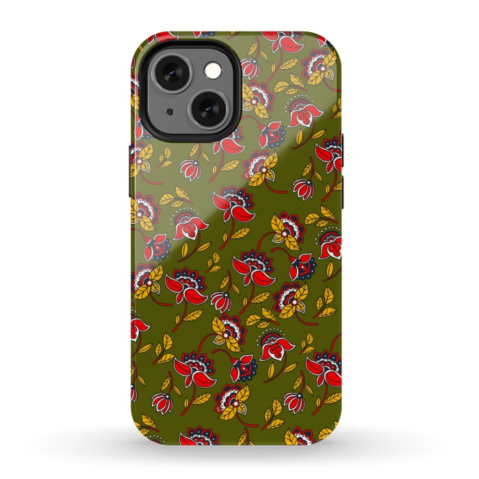 iPhone 13 mini StrongFit Summer In Olive by ArtsCase
