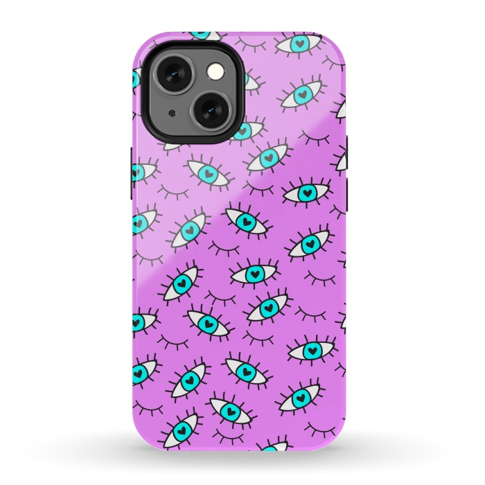 iPhone 13 mini StrongFit Wink In Pink by ArtsCase