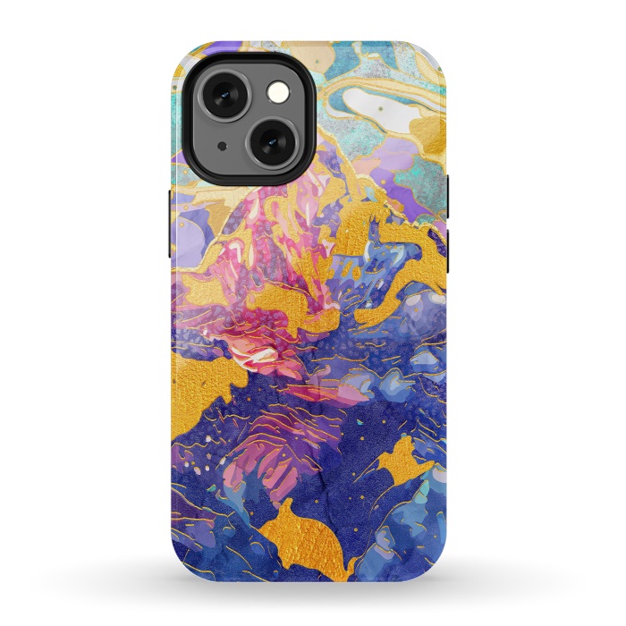 iPhone 13 mini StrongFit Dreamy Mountain - Illustration II by Art Design Works