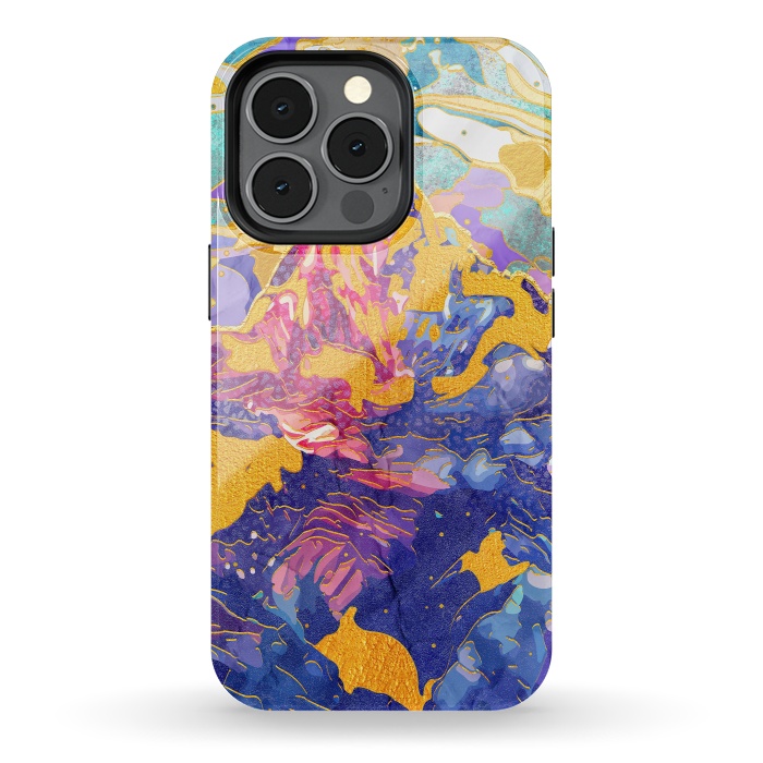iPhone 13 pro StrongFit Dreamy Mountain - Illustration II by Art Design Works