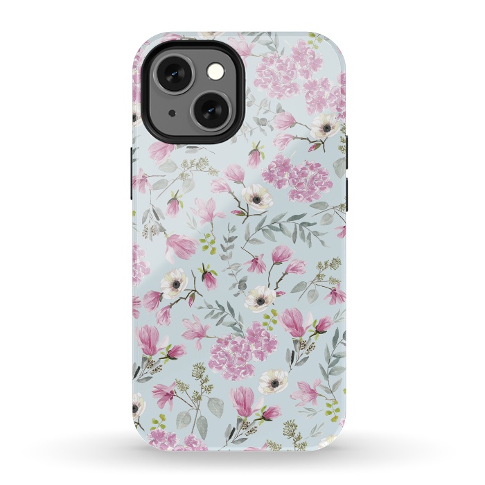 iPhone 13 mini StrongFit Romantic Pattern by Anis Illustration