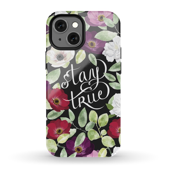 iPhone 13 mini StrongFit Stay True by Anis Illustration