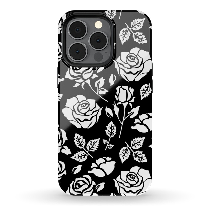 iPhone 13 pro StrongFit White Rose by Uma Prabhakar Gokhale