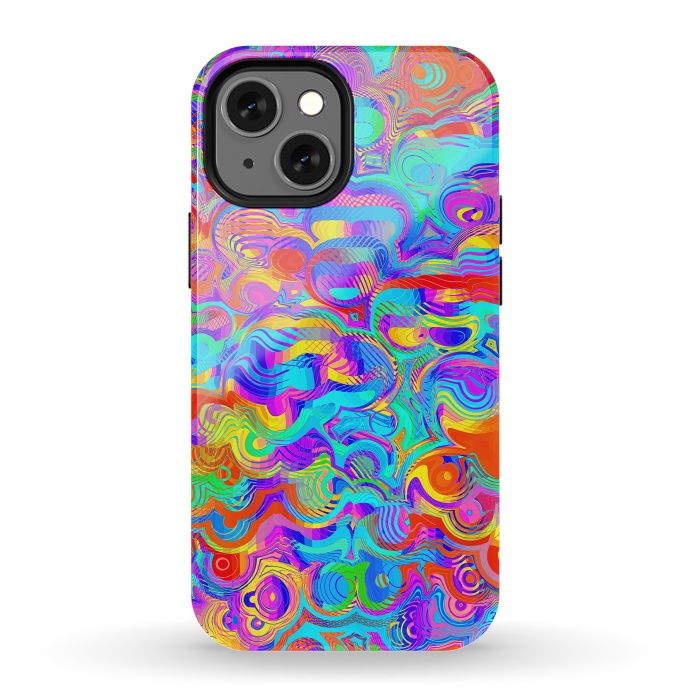 iPhone 13 mini StrongFit Abstract Colorful Design by Art Design Works