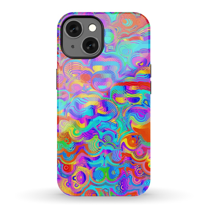 iPhone 13 StrongFit Abstract Colorful Design by Art Design Works