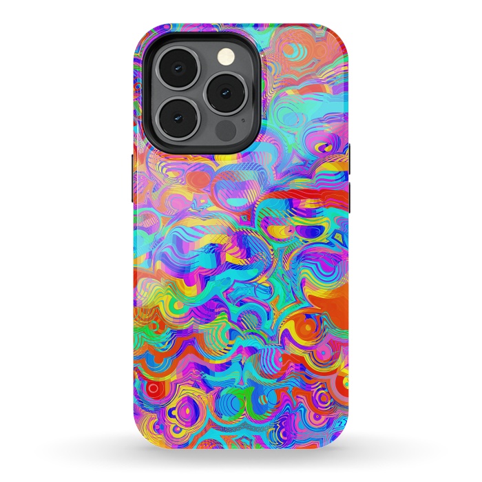 iPhone 13 pro StrongFit Abstract Colorful Design by Art Design Works