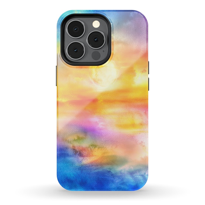 iPhone 13 pro StrongFit Abstract Sunset Artwork II by Art Design Works
