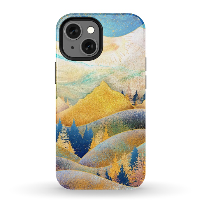 iPhone 13 mini StrongFit Beauty of Nature - Illustration III by Art Design Works