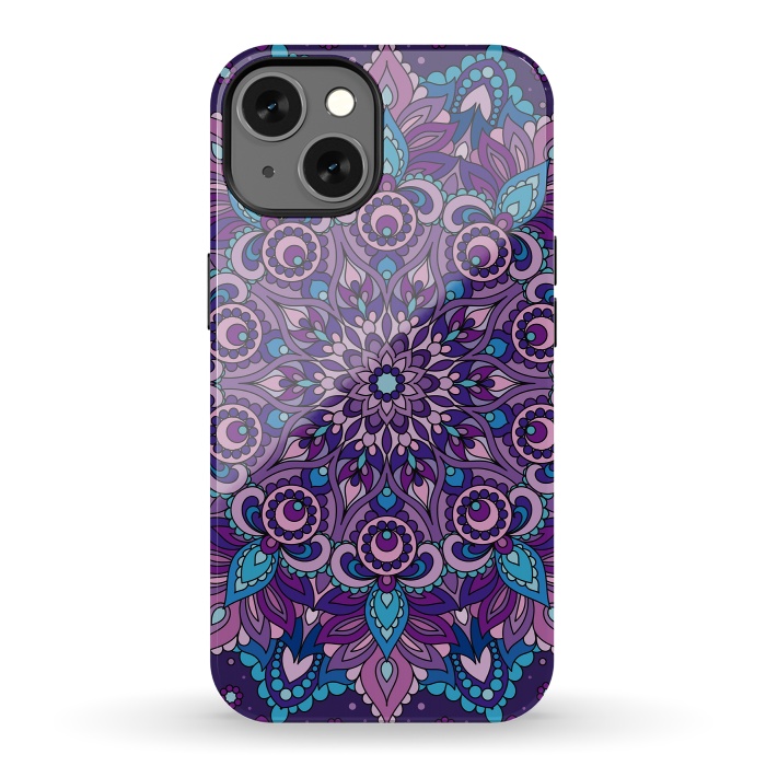 iPhone 13 StrongFit Purple Mandala 87 by ArtsCase