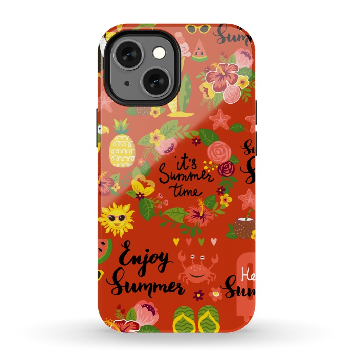 iPhone 13 mini StrongFit It´s Summer Time  by ArtsCase