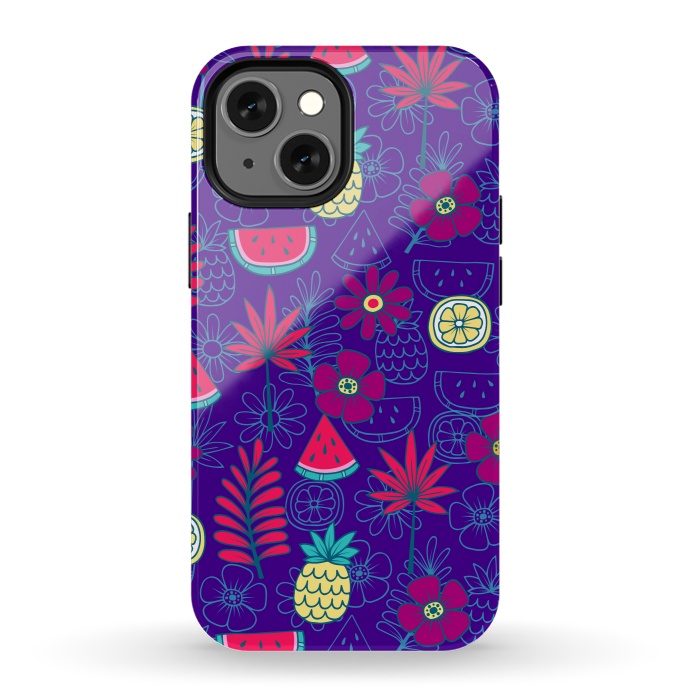iPhone 13 mini StrongFit Tropical Watermelons by ArtsCase