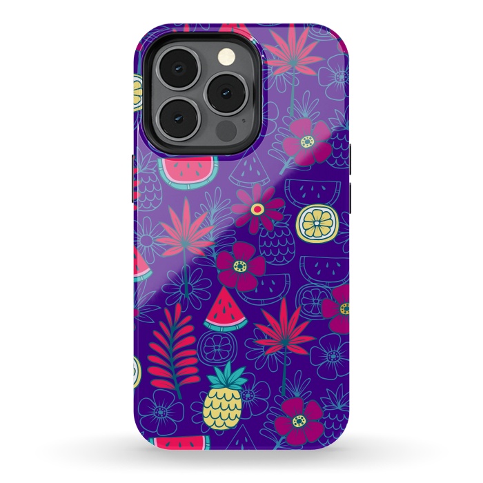 iPhone 13 pro StrongFit Tropical Watermelons by ArtsCase